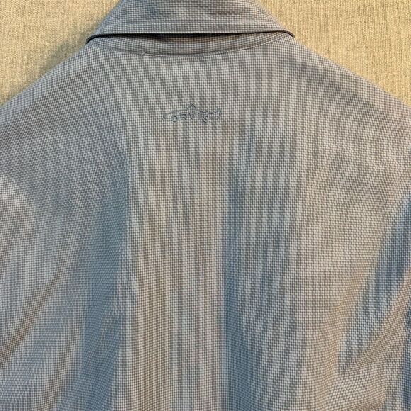 Orvis Vented Fishing Shirt Mens Large 4A38 Roll Up Sleeves Blue Outdoor Hiking - Picture 11 of 15